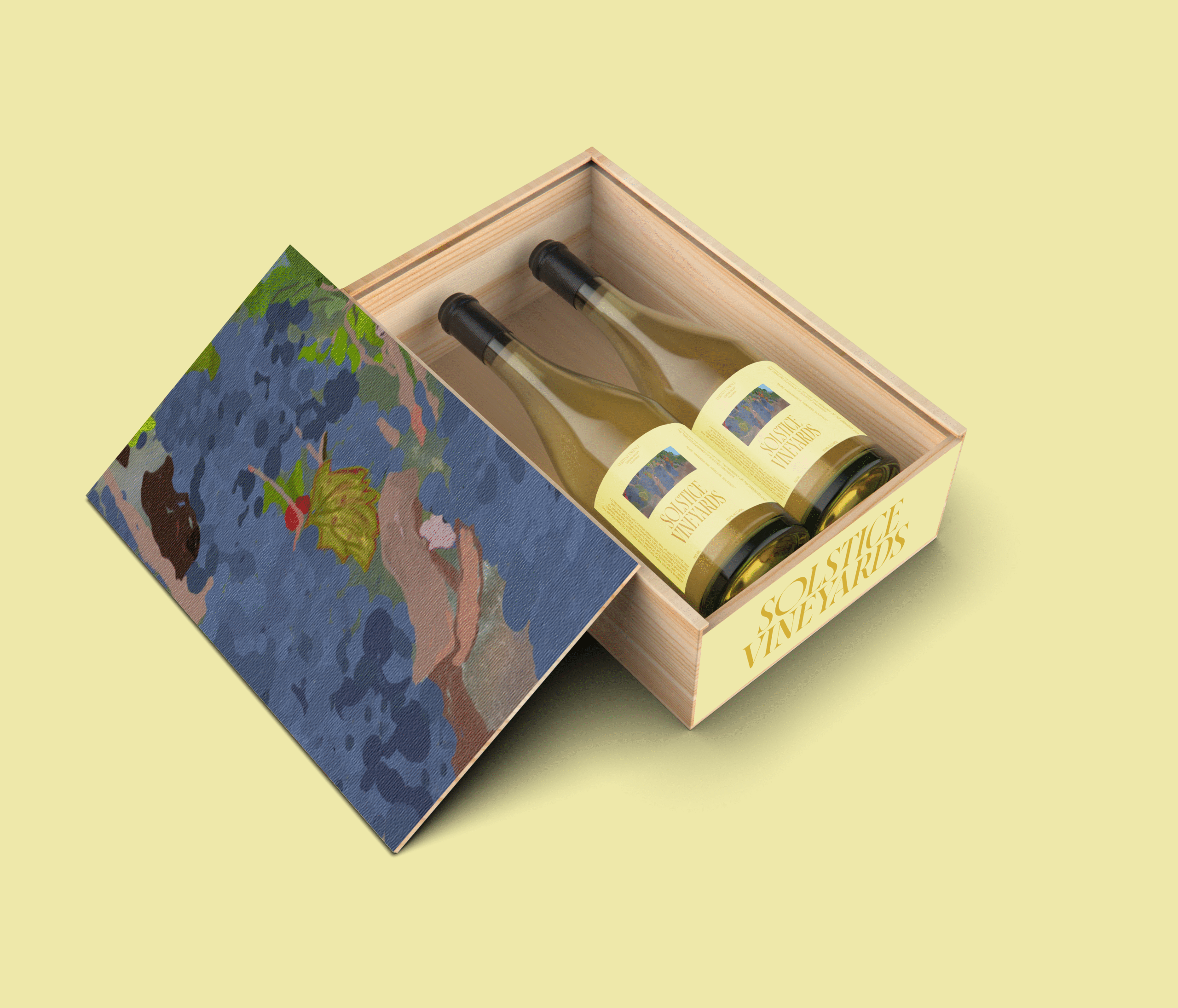 Solstice Vineyards Brand identity design