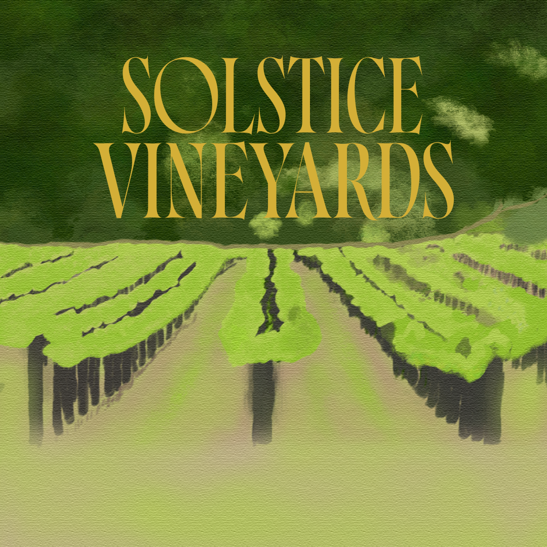 Solstice Vineyards Brand identity design