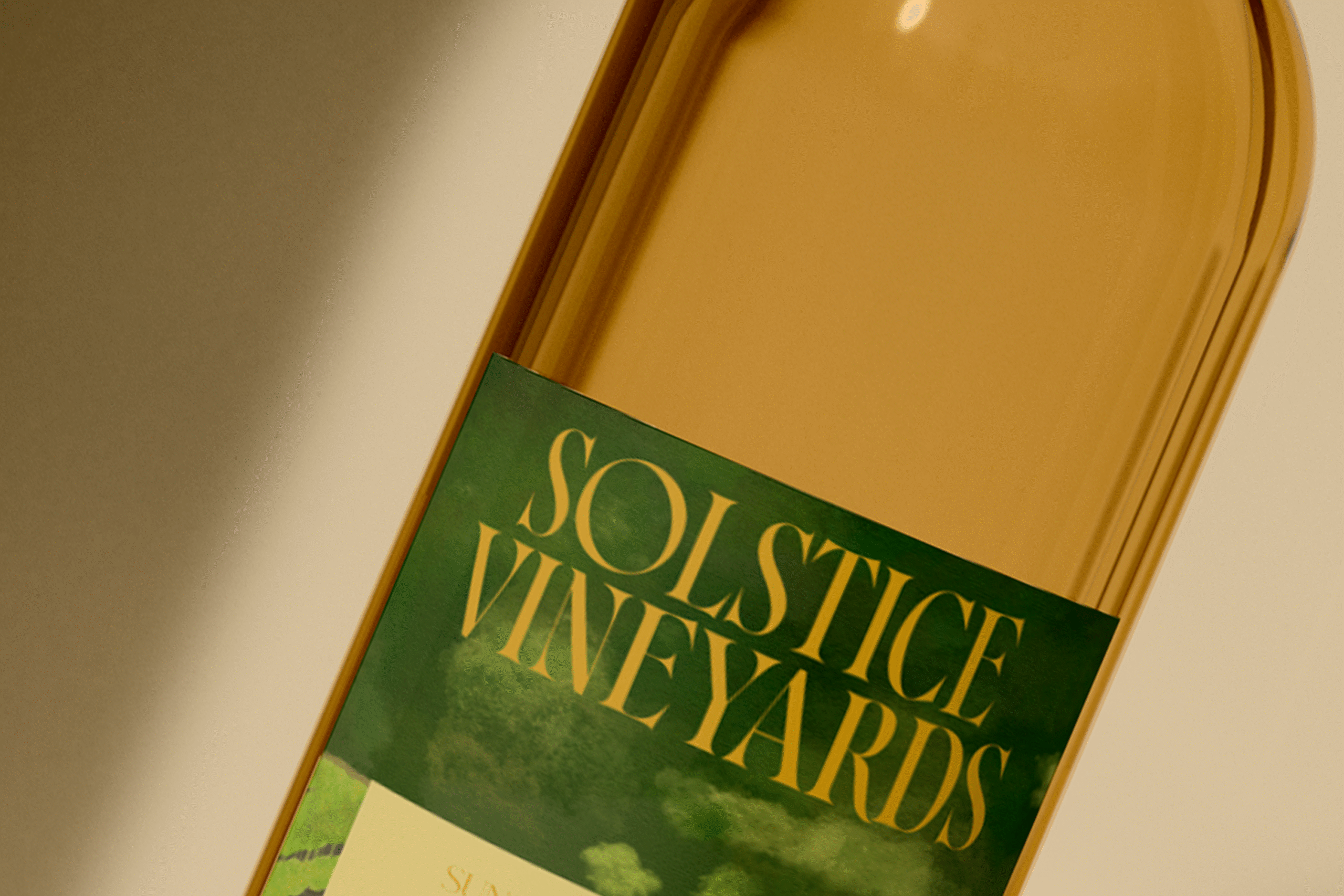 Solstice Vineyards Brand identity design