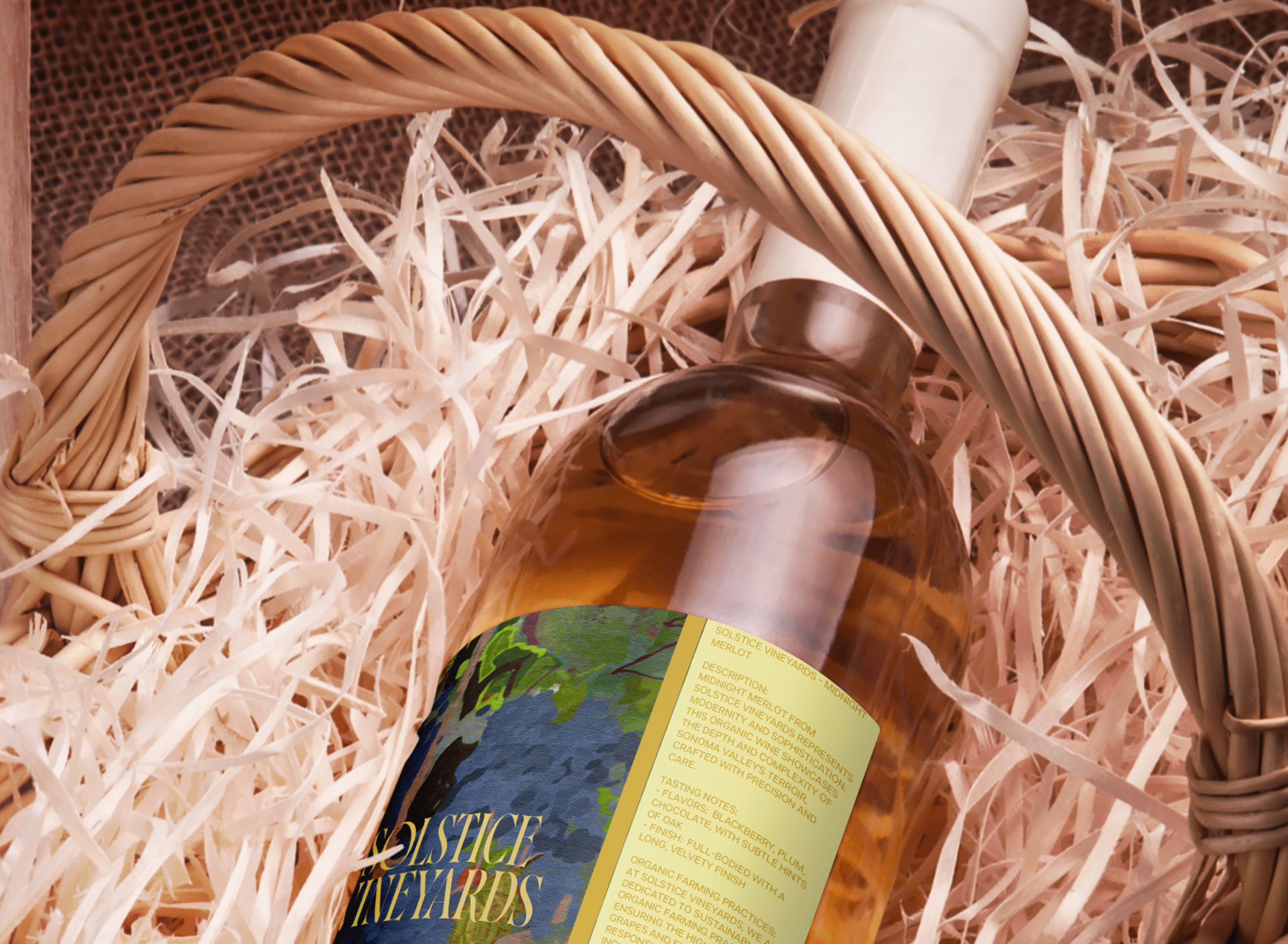 Solstice Vineyards Brand identity design